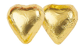 Sorini Chocolade Hartjes Goud 1 Kilo