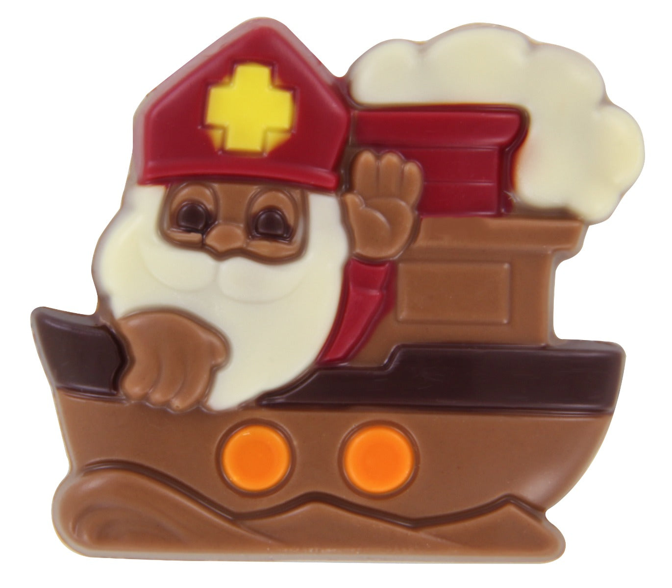 Chocolade Stoomboot Gekleurd Melk 2,16 Kilo