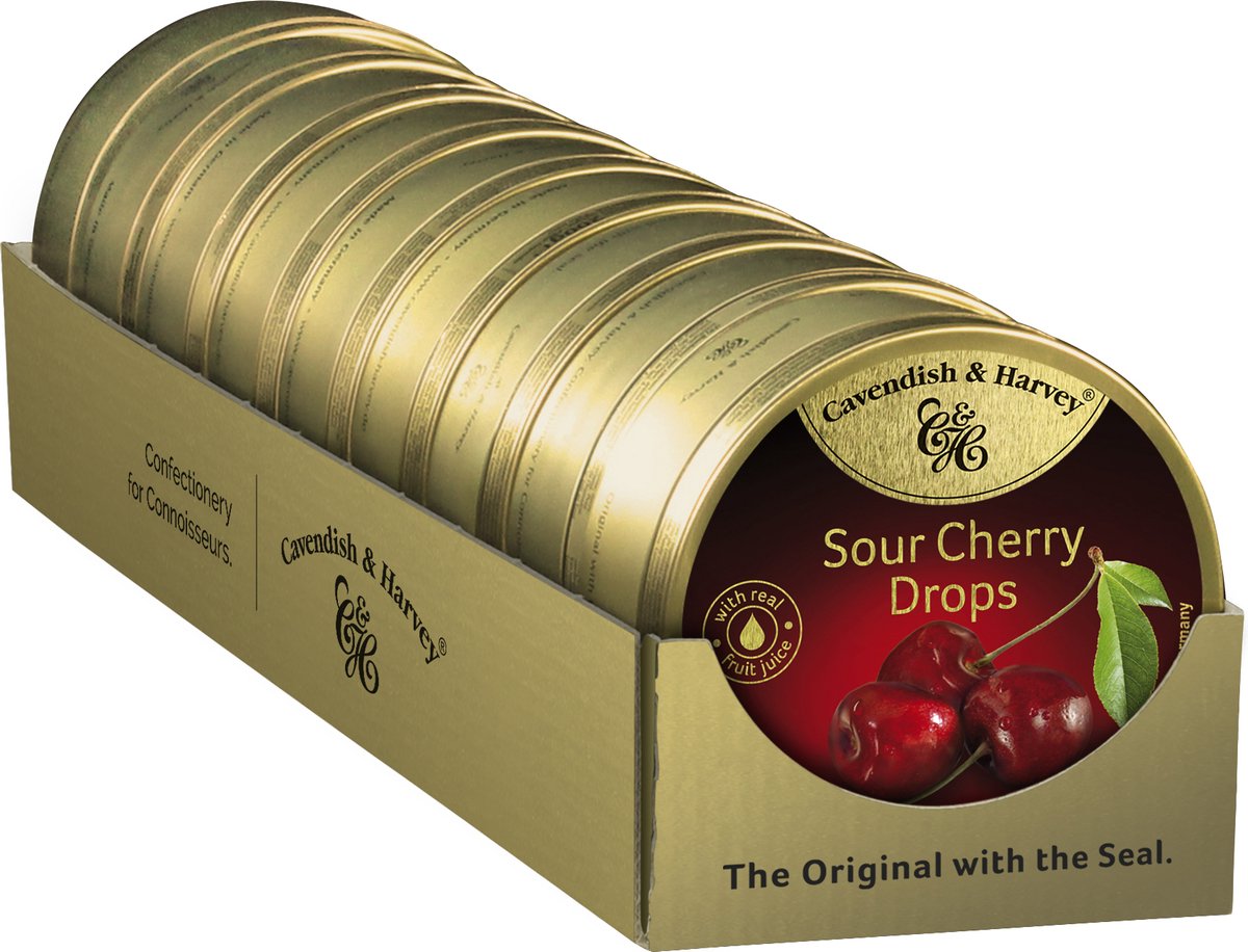Cavendish & Harvey Sour Cherry 9 x 200 Gram
