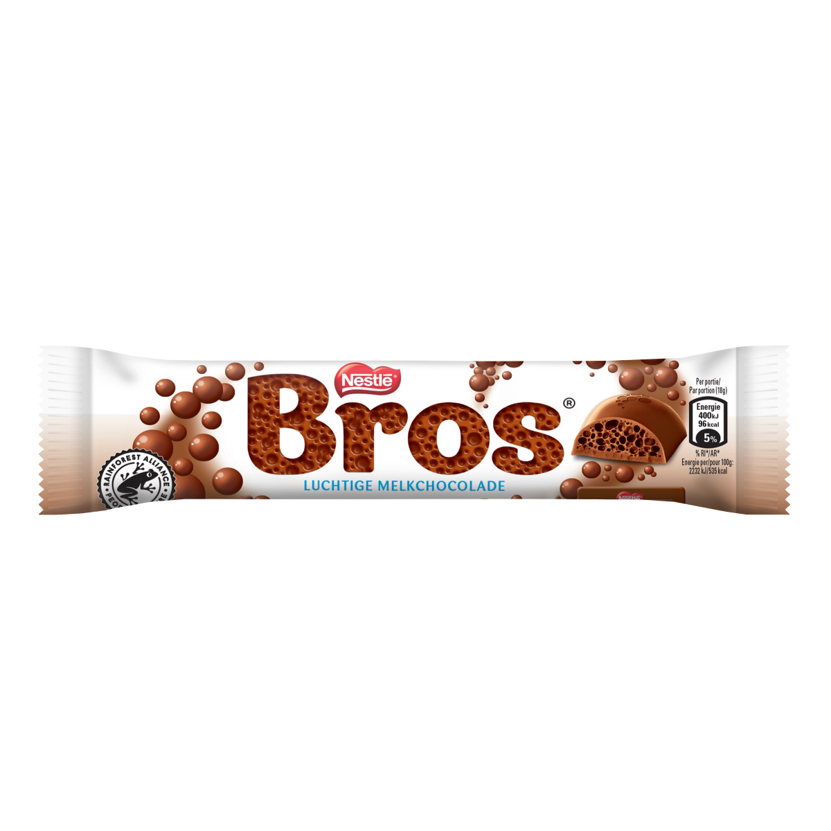 Bros Single Melk Chocolade Reep 24 Gram