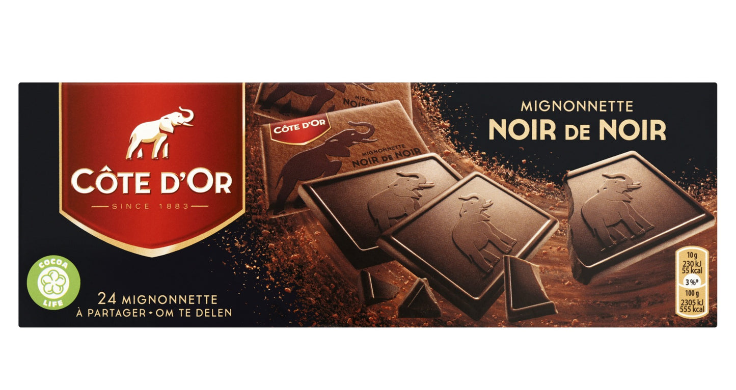 Cote D'Or Mignonnettes Noir 24 x 10 Gram - 12 Stuks