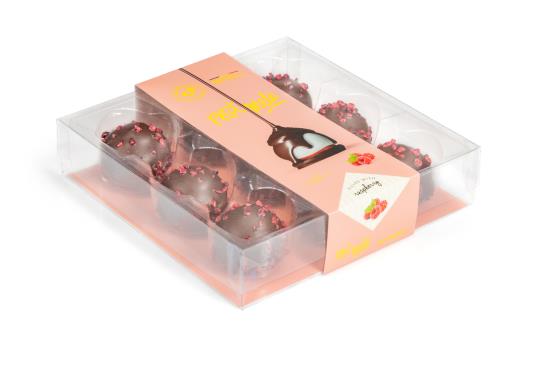 Petit Melo Dark Choc Raspberry 85 Gram