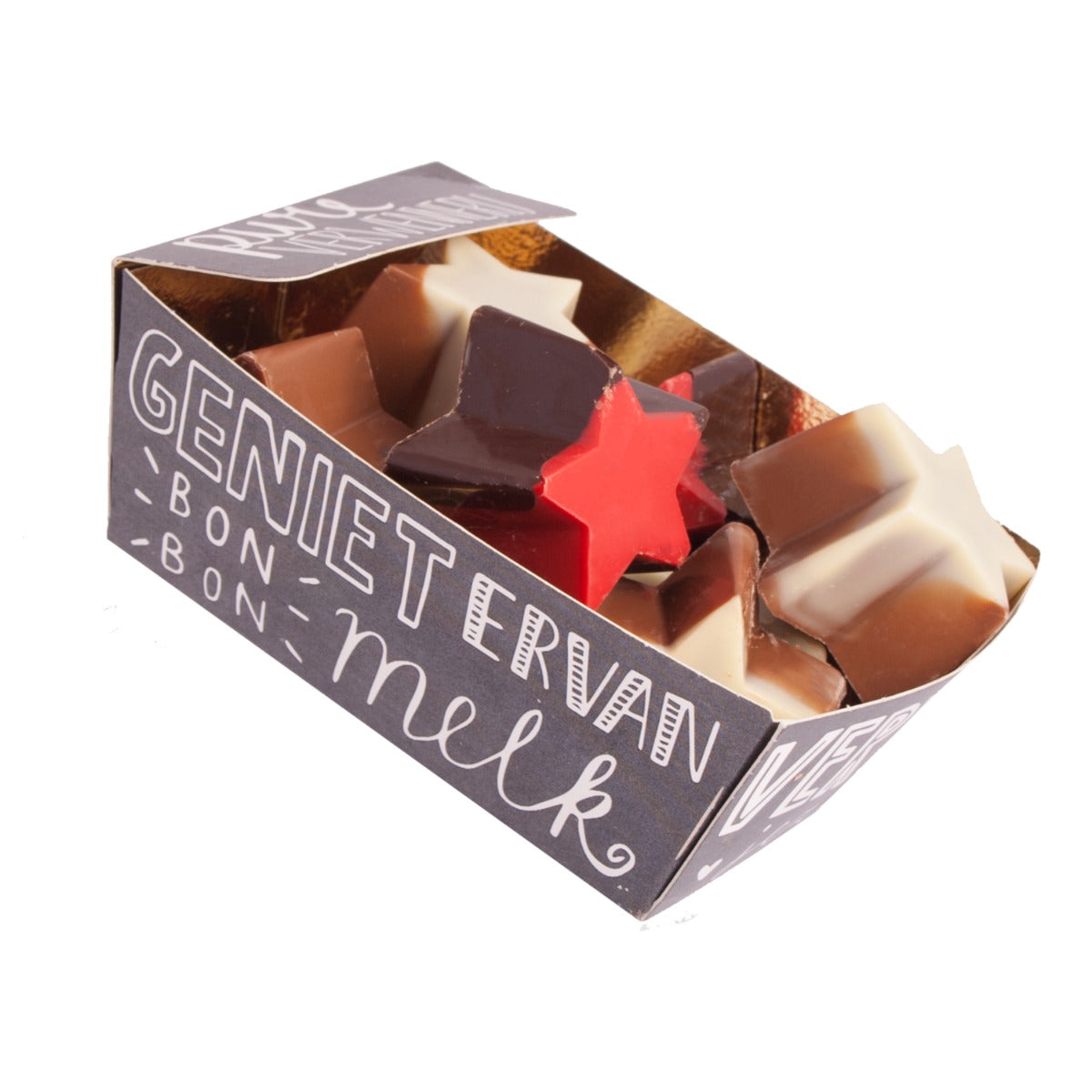 Pure Verwennerij Chocolade Sterren 160 Gram