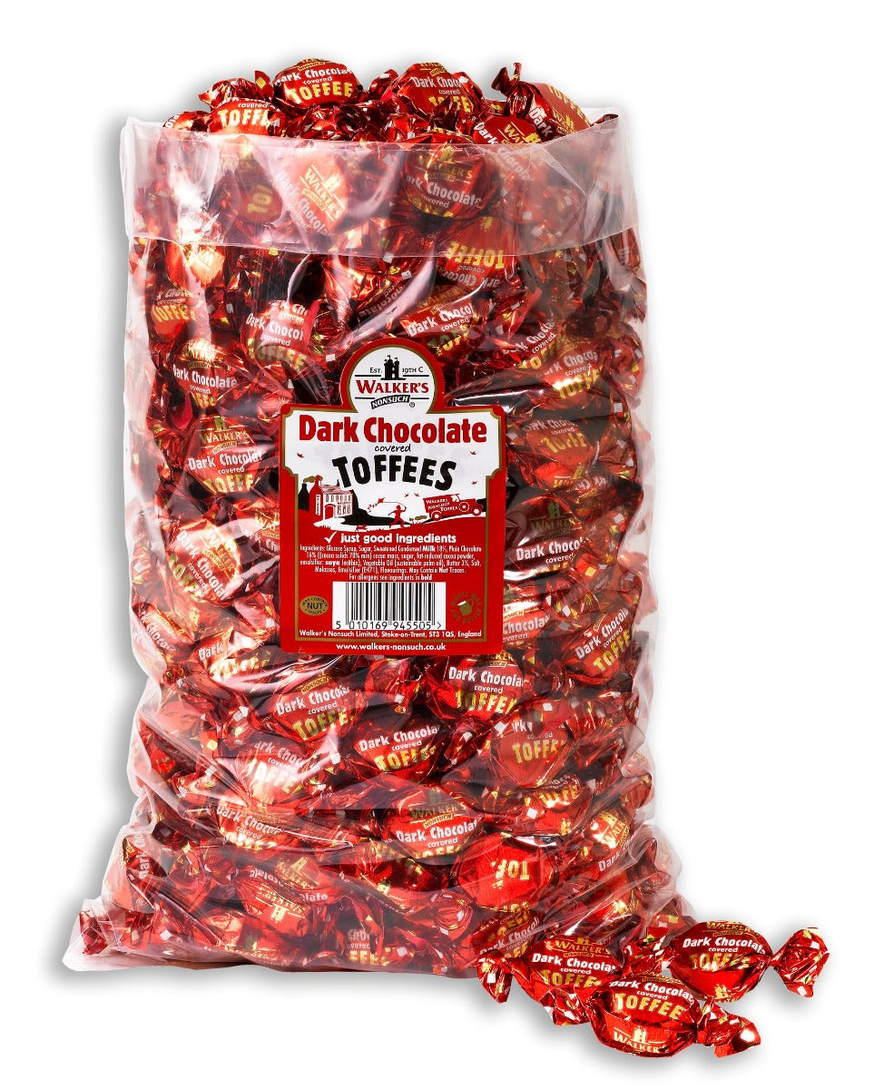 Pure Gechocolateerde Toffees 2,5 KG