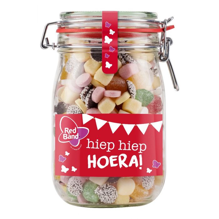 Red Band Snoeppot Tum Tum Hoera - 700 Gram