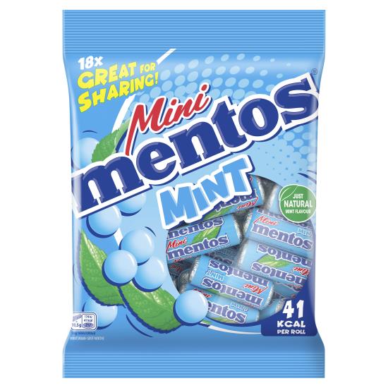 Mentos Mini Mint Doos 10 x 215 Gram