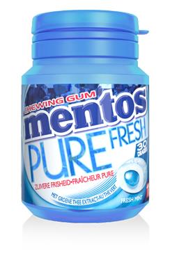 Mentos Bottle PF Fresh Mint 6 x 60 Gram Verpakking