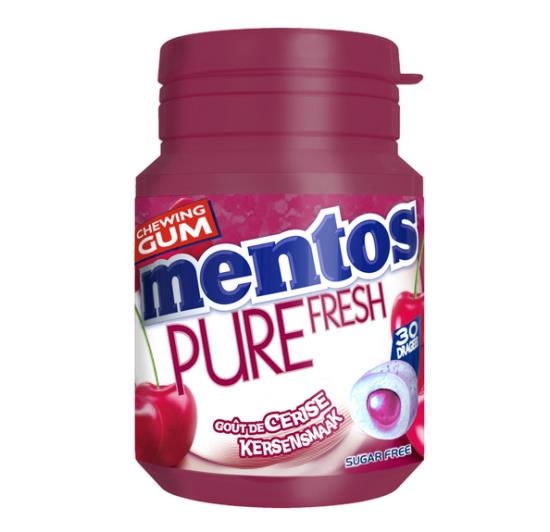 Mentos Bottle PF Kersen 6 x 60 Gram Verpakking