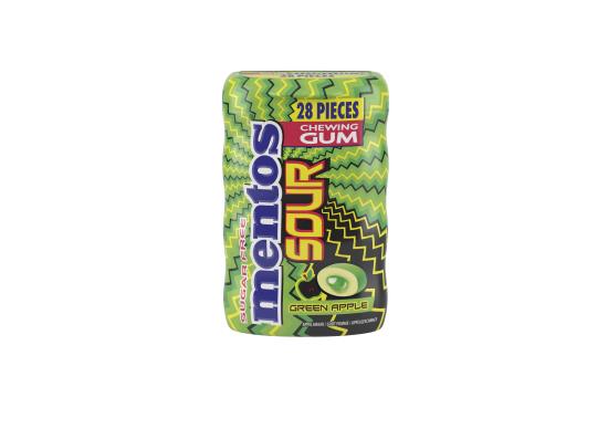 Mentos Gum Sour Green Apple