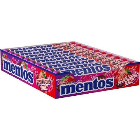 Mentos Rood Fruit 29 Gram