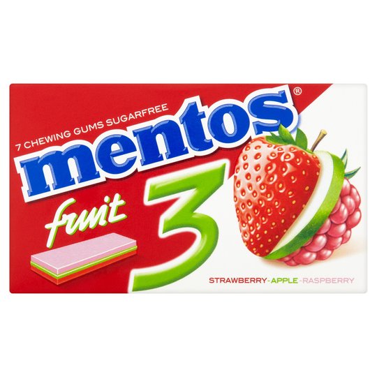 Mentos Kauwgom 3-Laags Fruit
