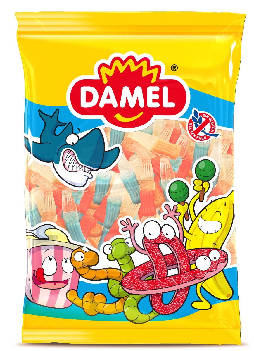 Damel Gekleurde Flesjes 1 Kilo