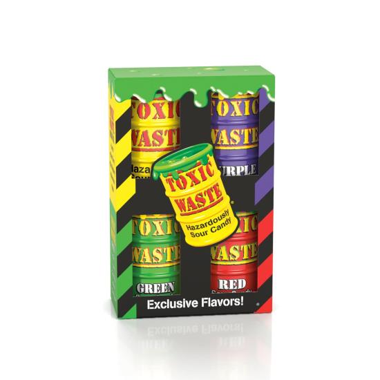 Toxic Waste Assorted Drum 4-Pack
