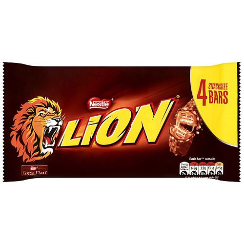 Lion Bar Milk 4 Pack 120 Gram