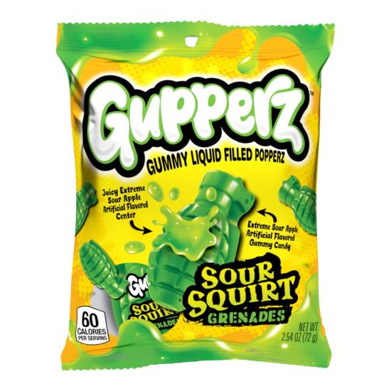Gupperz Sour Squirt Grenades 72 Gram