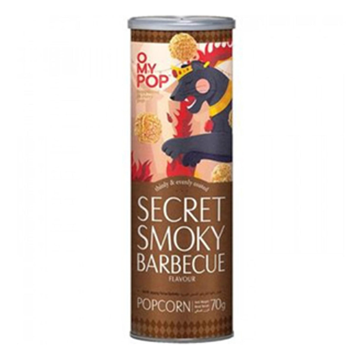 O My Pop Secret Smokey Babecue 12 X 70 Gram