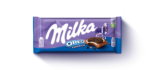 Milka Oreo Sandwich Chocolade Reep 92 Gram