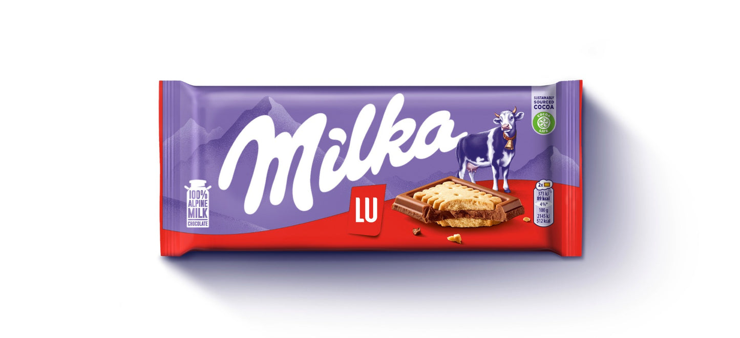 Milka Lu Chocolade Reep 87 Gram