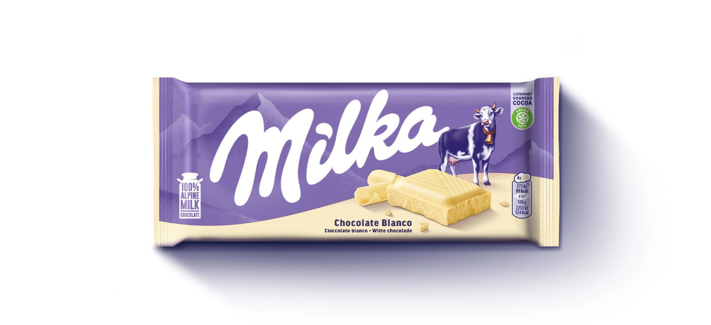 Milka Witte Chocolade 100 Gram