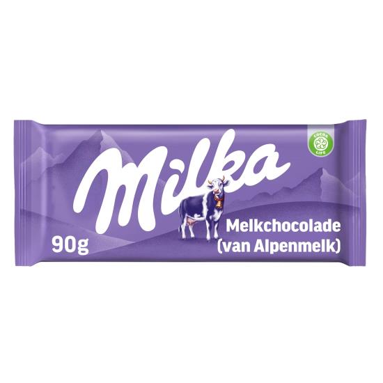 Milka Alpenmelk Doos 25 x 90 Gram