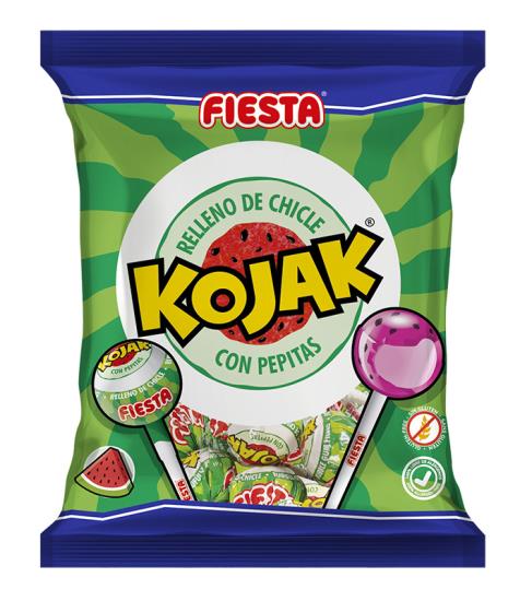 Kojak Bubbleknots Watermelon Lolly 105 Gram