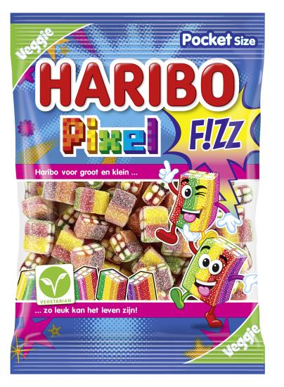 Haribo Pixel Fizz 70 Gram – Candyspot