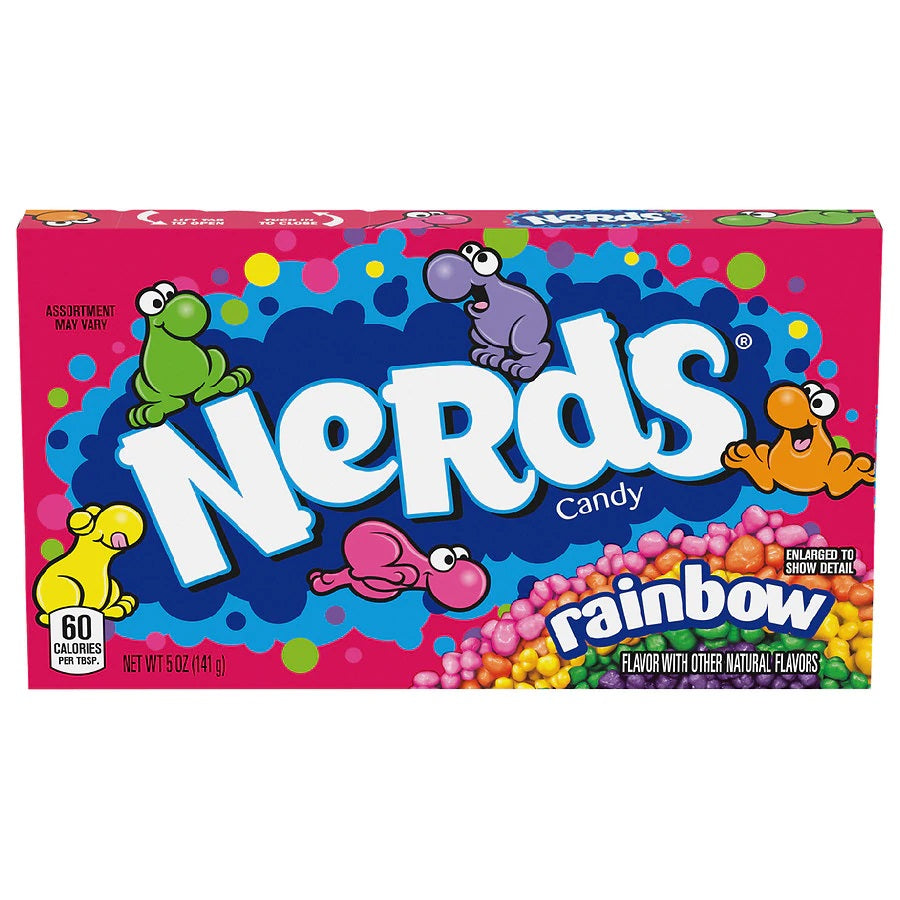 Wonka Nerds Rainbow Doos - 12 x 141 Gram