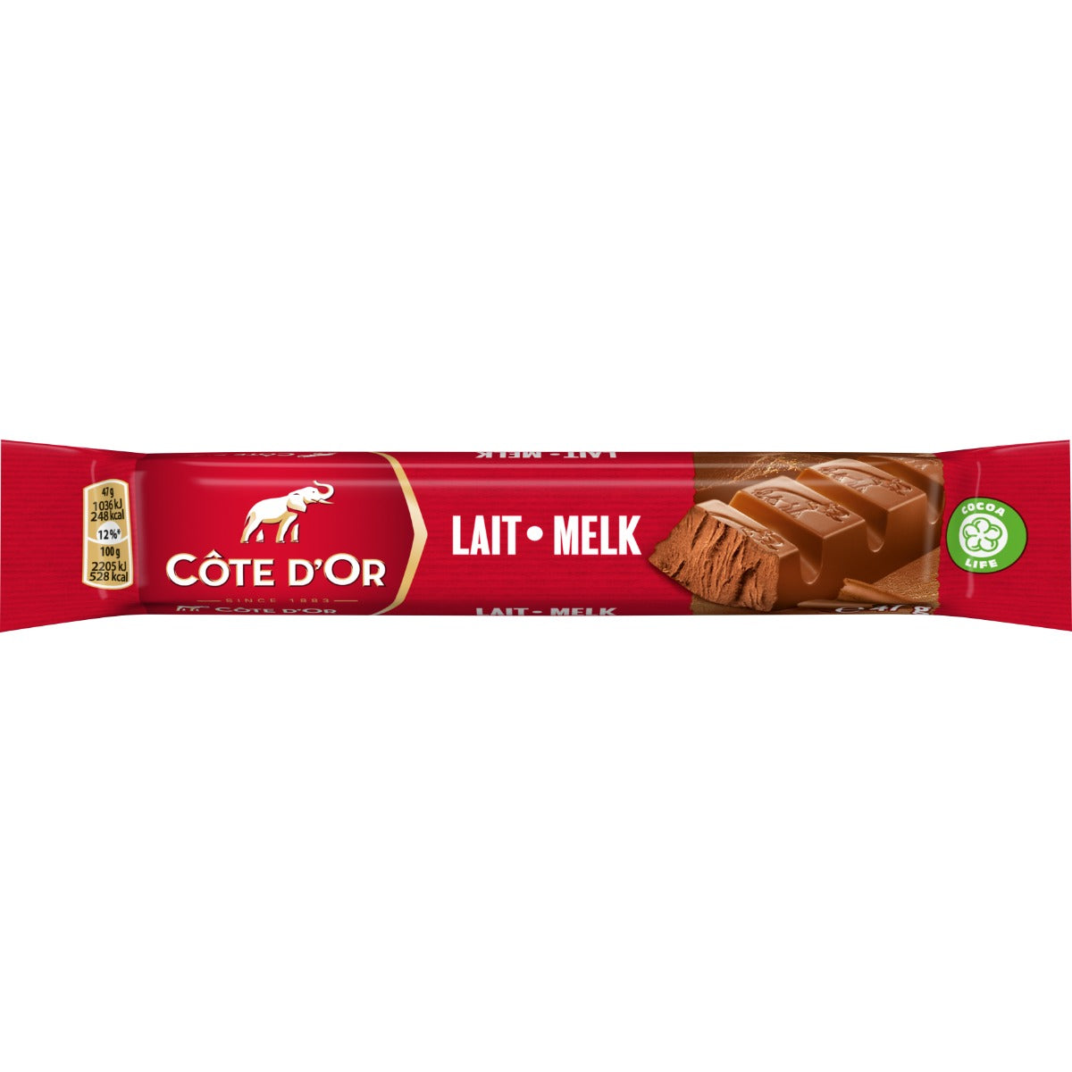 Cote D'Or Melkchocolade Reep 47 Gram