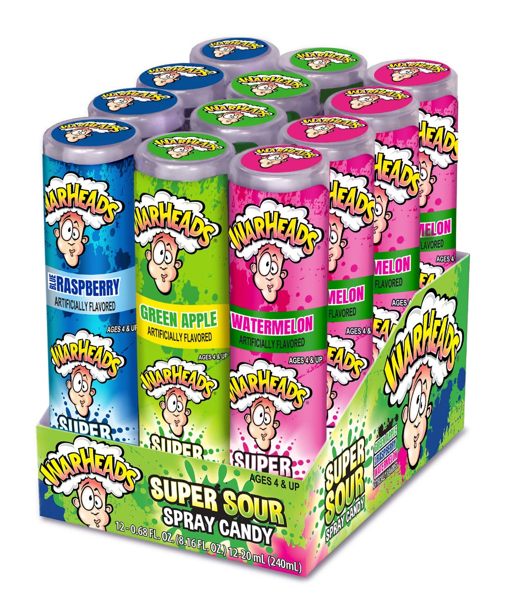 Warheads Super Sour Spray - 1 Stuk