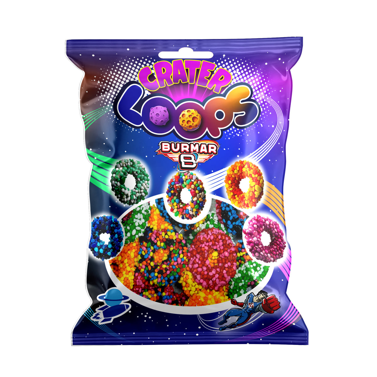 Burmar Assorted Crater Loops 90 Gram