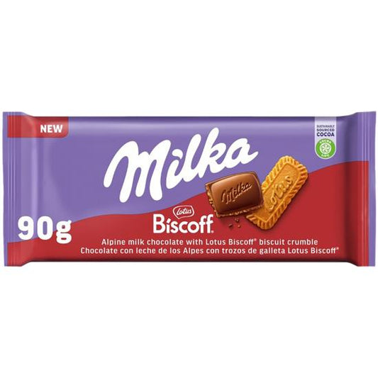 Milka Lotus Biscoff 90 Gram