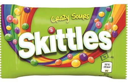 Skittles Crazy Sours 45 Gram