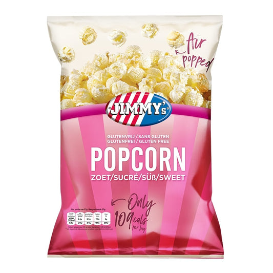 Jimmy's Popcorn Zoet Mini Zakje 27 Gram