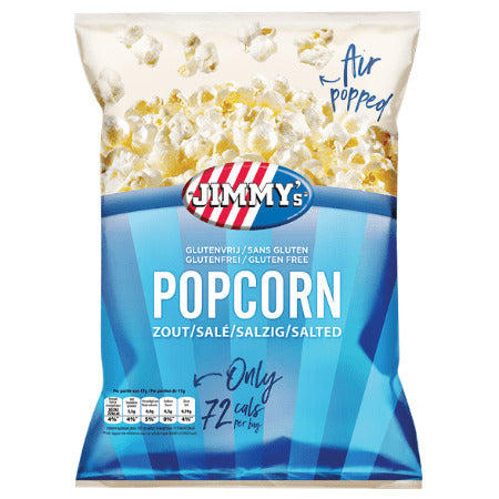 Jimmy's Popcorn Zout Mini Zakje 17 Gram