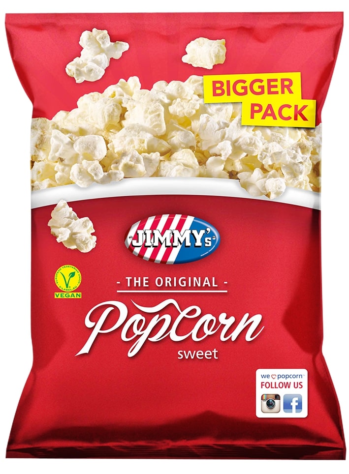 Jimmy's Popcorn Zoet Doos - 12 x 100 Gram