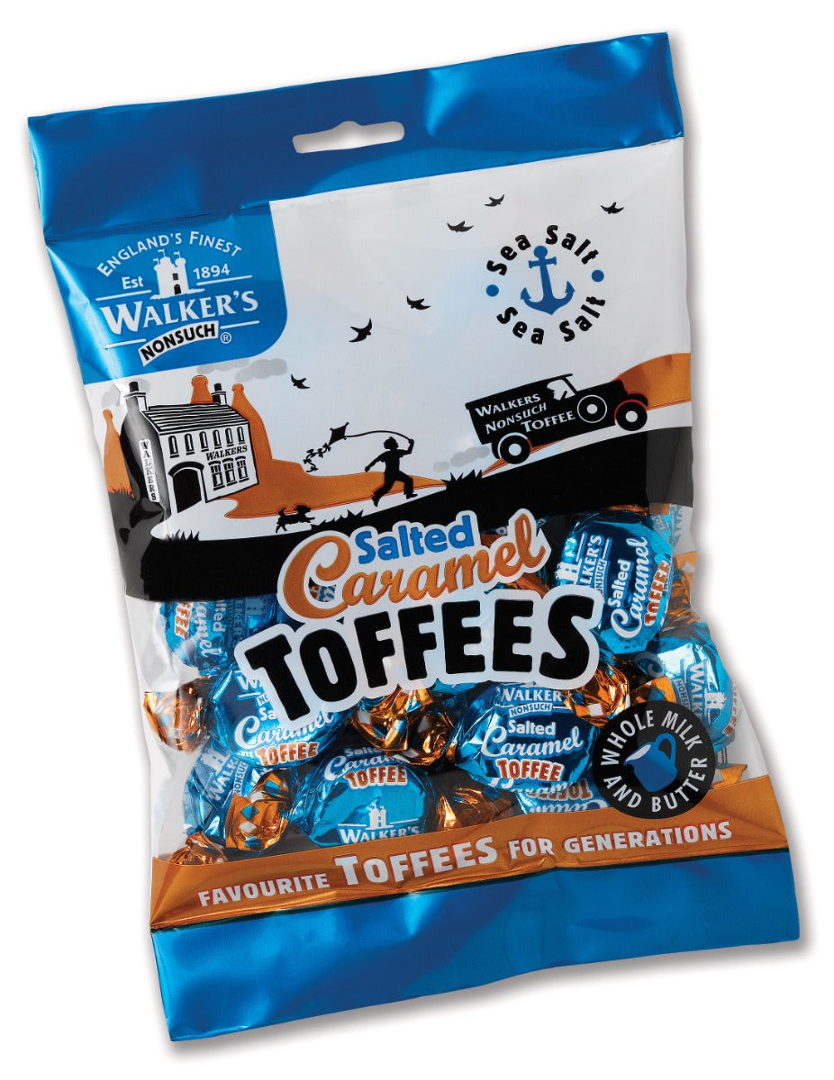Walkers Salted Caramel Toffees 12 x 150 Gram