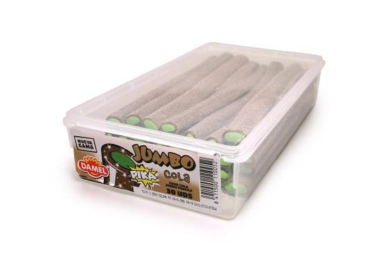 Damel Jumbo Sour Cola Sticks 30 Stuks