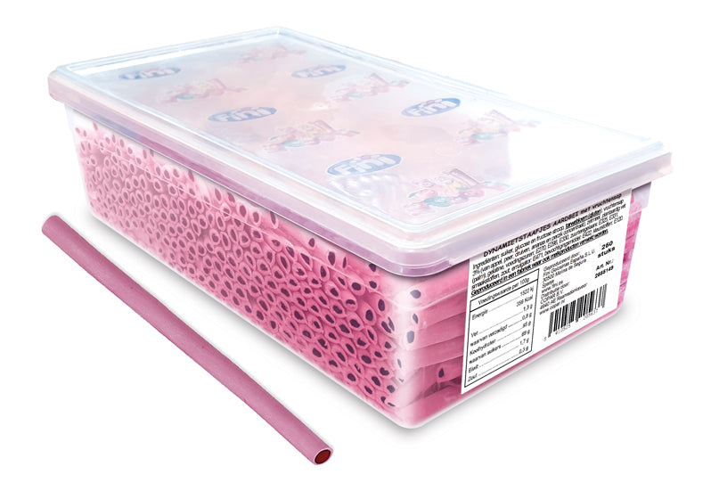 Fini Dynamietstaafjes Aardbei 250 Stuks