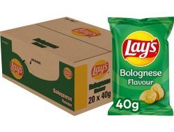 Lays Bolognese Chips Doos - 20 x 40 Gram