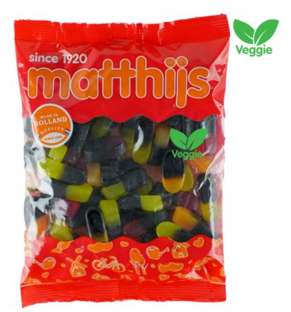 Matthijs Veggie Drop Fruit Dou's 400 Gram