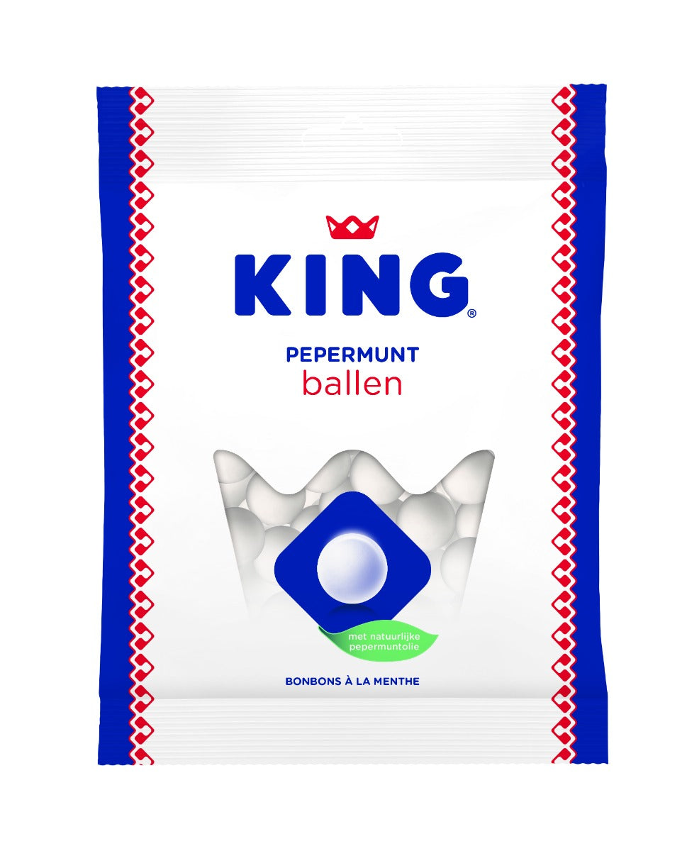 King Pepermunt Ballen 250 Gram