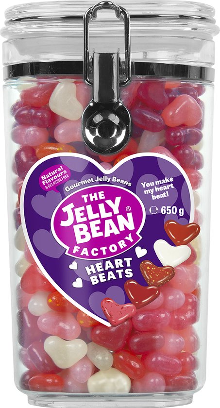 The Jelly Bean Factory Hearts 650 Gram