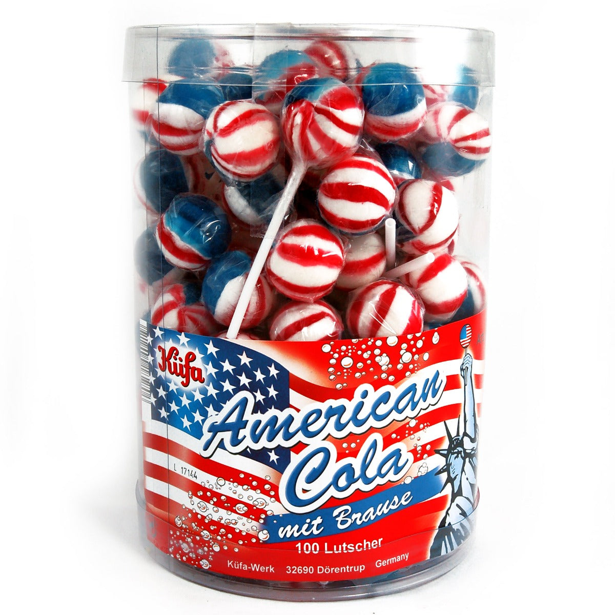 USA Cola Sherbet Lolly 100 Stuks