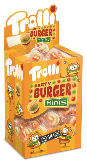 Mini Trolli Burger Doos - 80 Stuks
