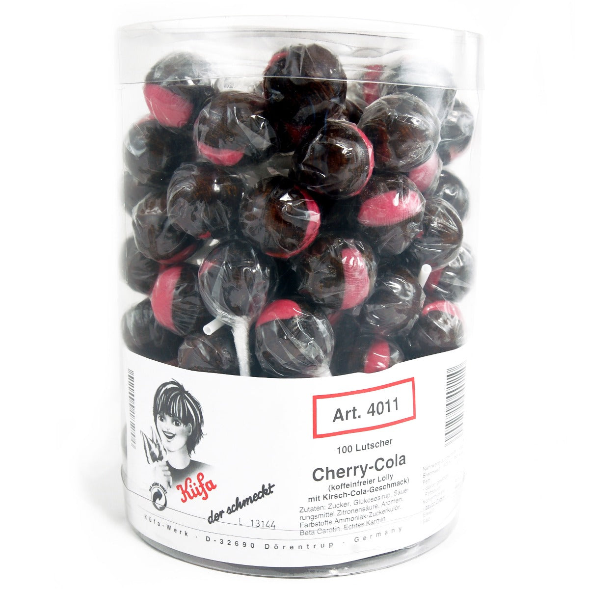 Cherry Cola Lolly 100 Stuks