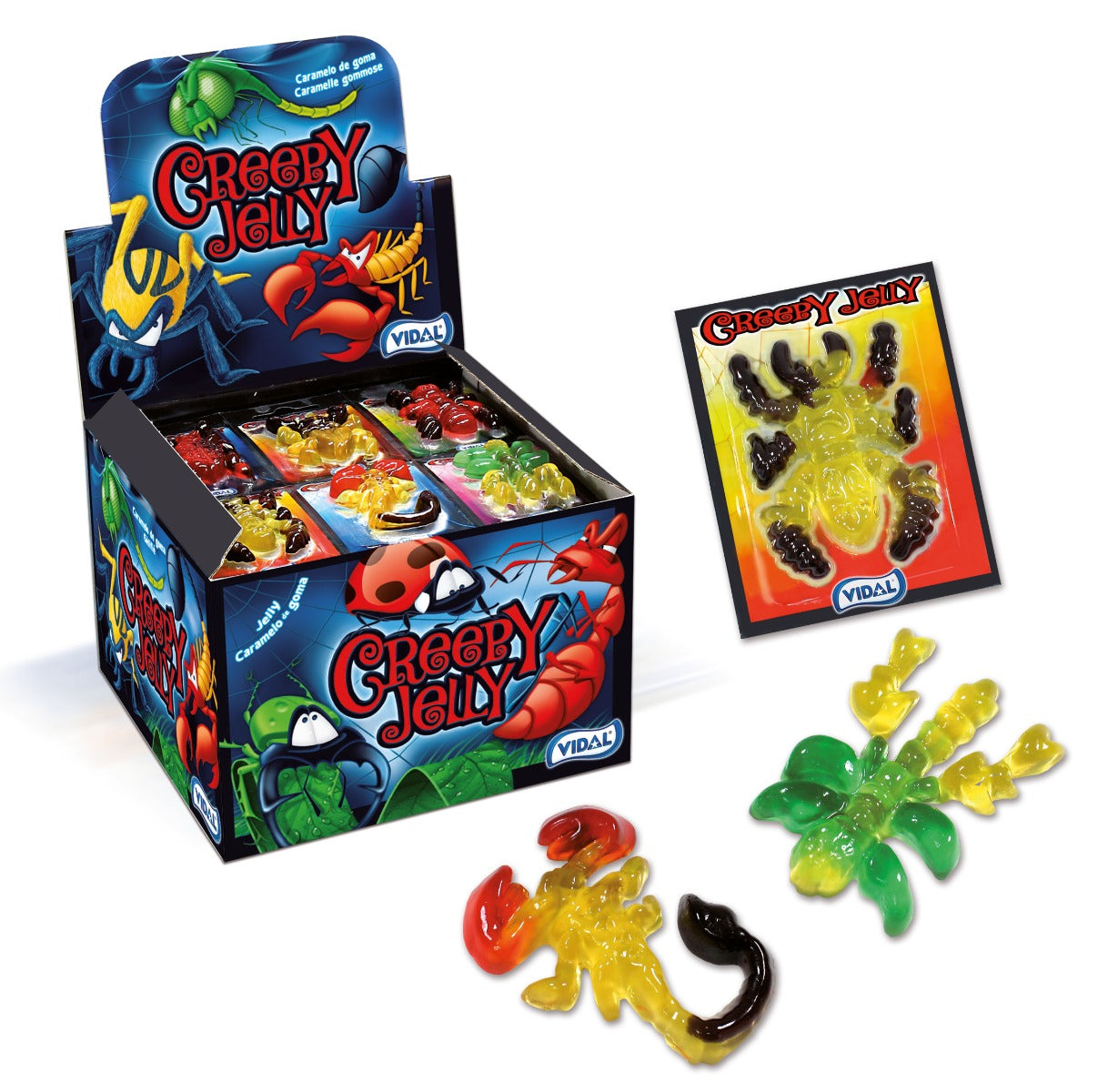 Creepy Jelly Blister Doos - 66 Stuks