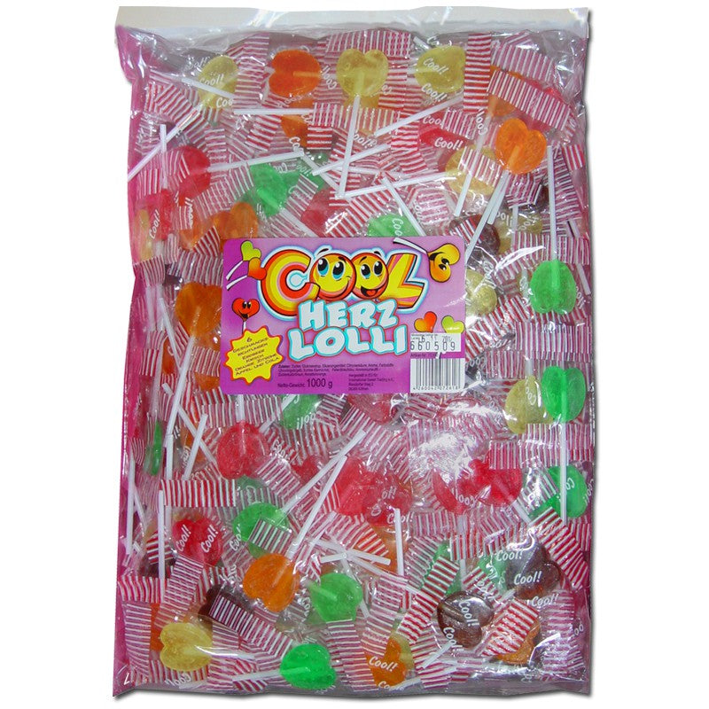 Cool Hartjes Lolly Mix 200 Stuks