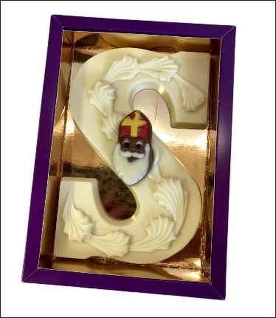 Chocolade Letter Wit S - 240 Gram