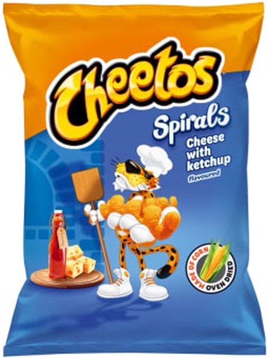 Cheetos Spirals Cheese Ketchup 85 Gram