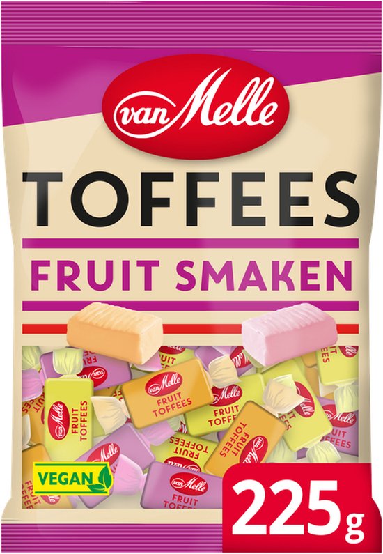 Van Melle Fruit Toffees 12 x 225 gram